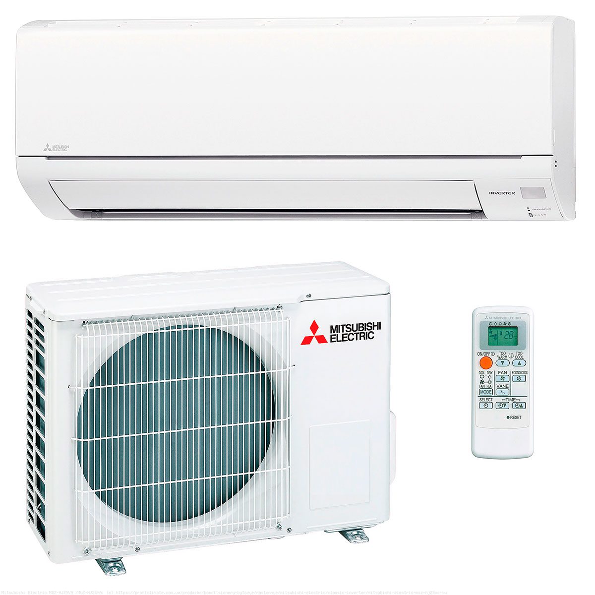 Combo Mitsubishi Electric Inverter 9.000 BTU con instalación